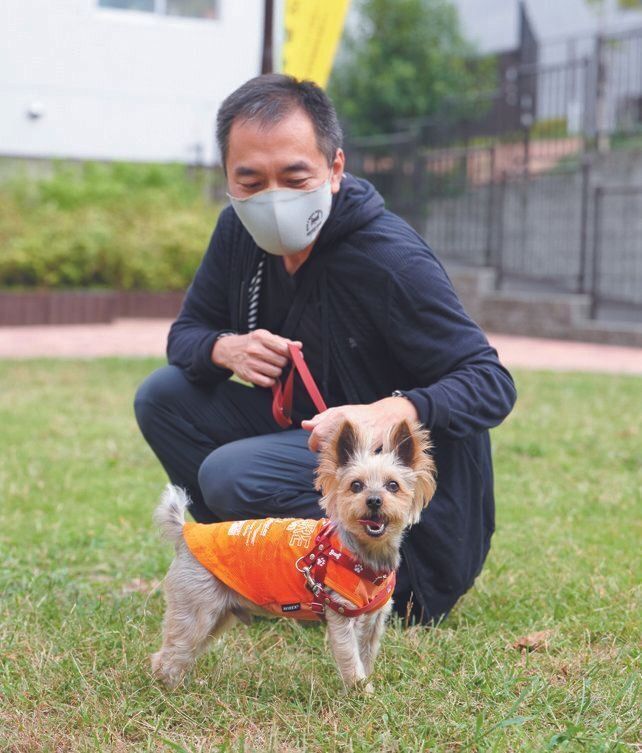 たとえ近所への散歩でも、いっしょに外出できることが何よりの幸せだそう