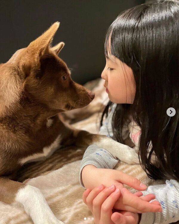 仲良しなソイちゃんと娘さん