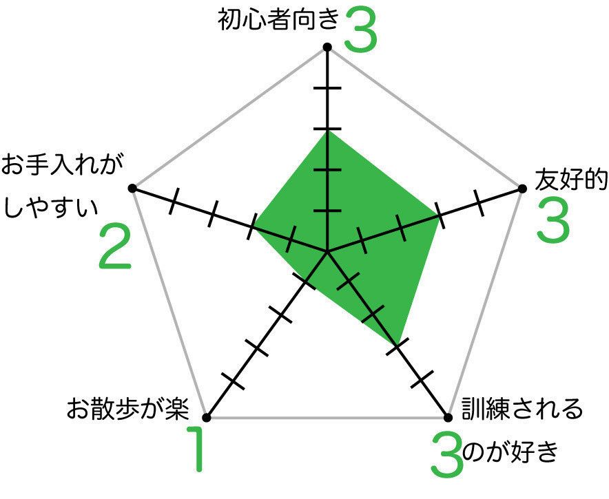 ボルゾイのグラフ