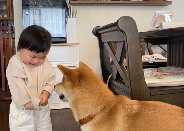 妹ちゃんとりんご郎くん