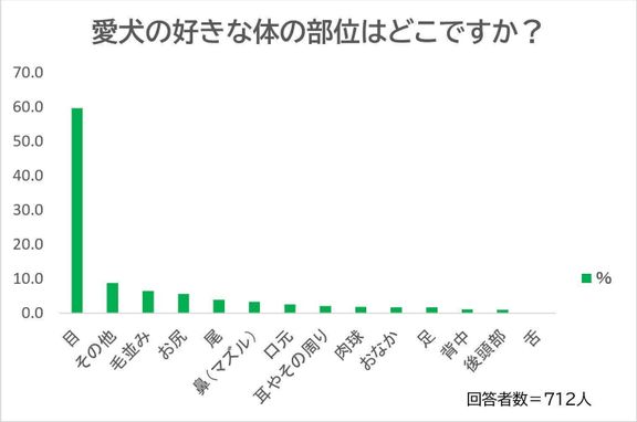 Q.トイ・プードルの好きな体の部位は?
