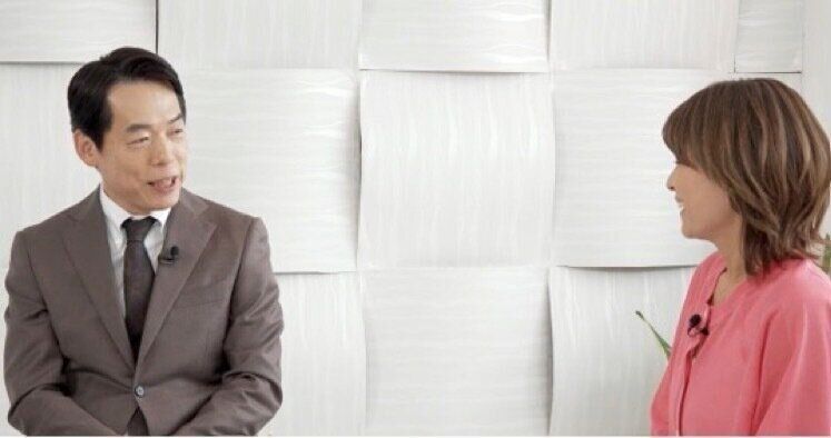 対談の場面（アニマルセラピーの動画より）