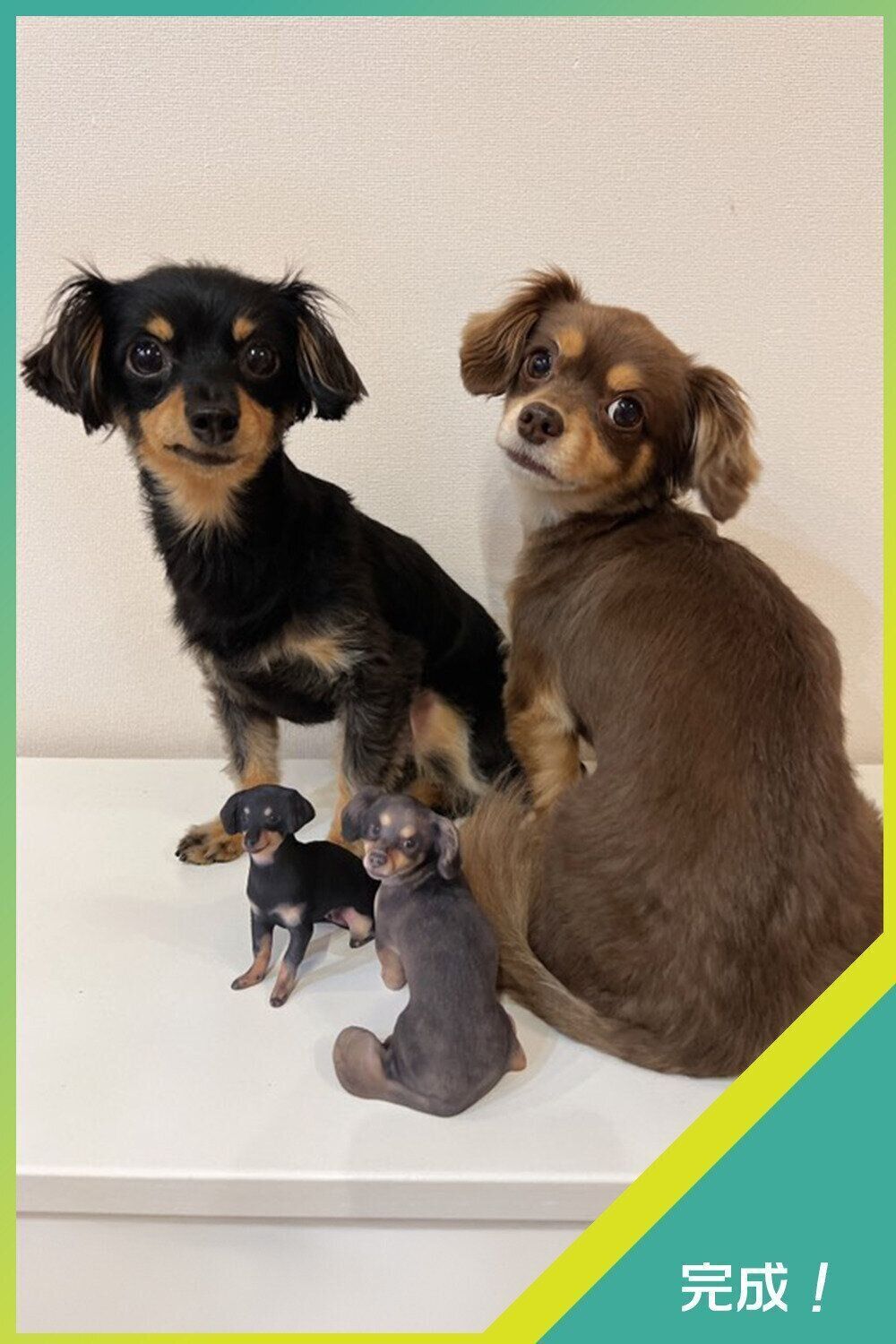 同じポーズでパシャリ！