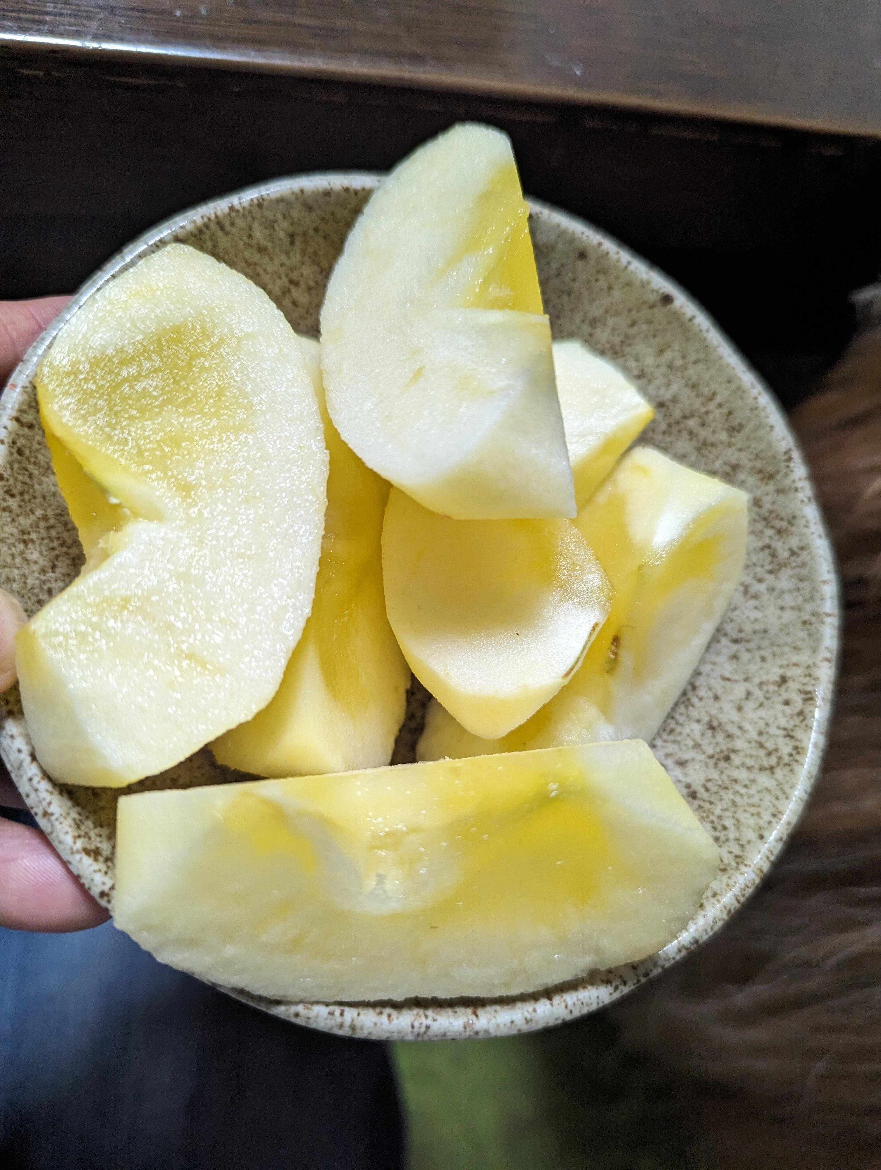 蜜たっぷりのりんごの写真