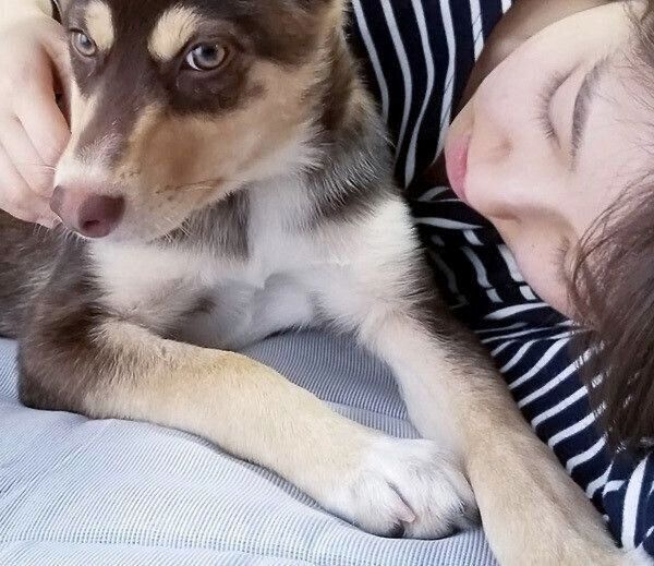 くつろぐ次郎ちゃん