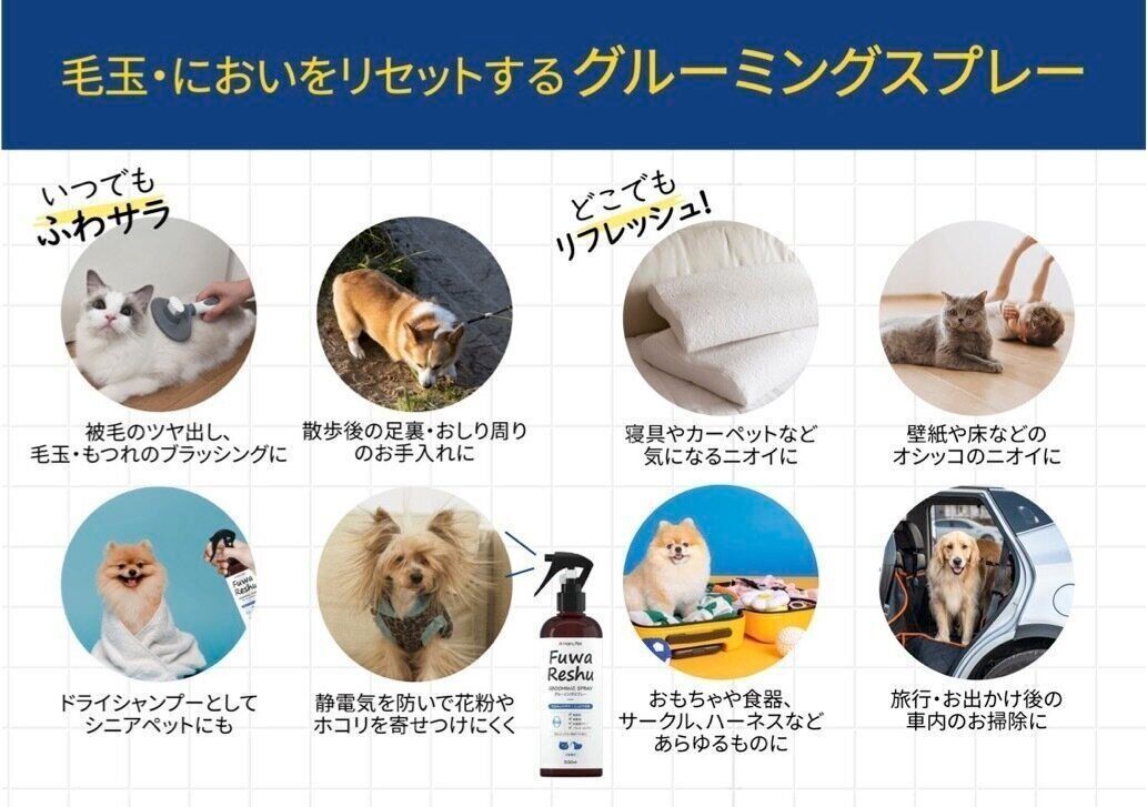 『フワリッシュ』の使用イメージ
