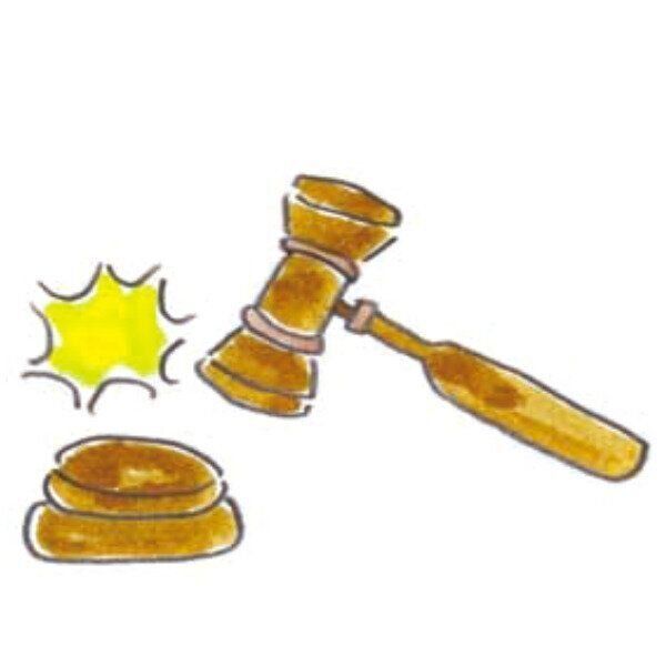 しかし警察の事情聴取を受け、2度も裁判をするなど、多大な労力を払う羽目になった（イラスト／macco）