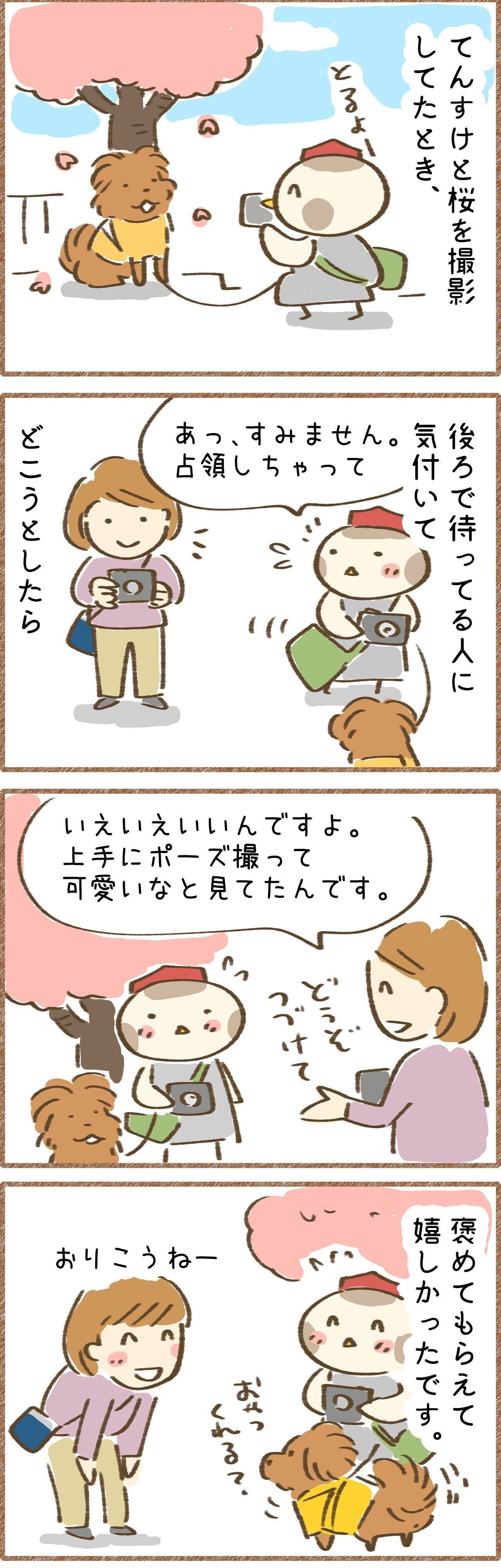 連載「こぐま犬てんすけ」