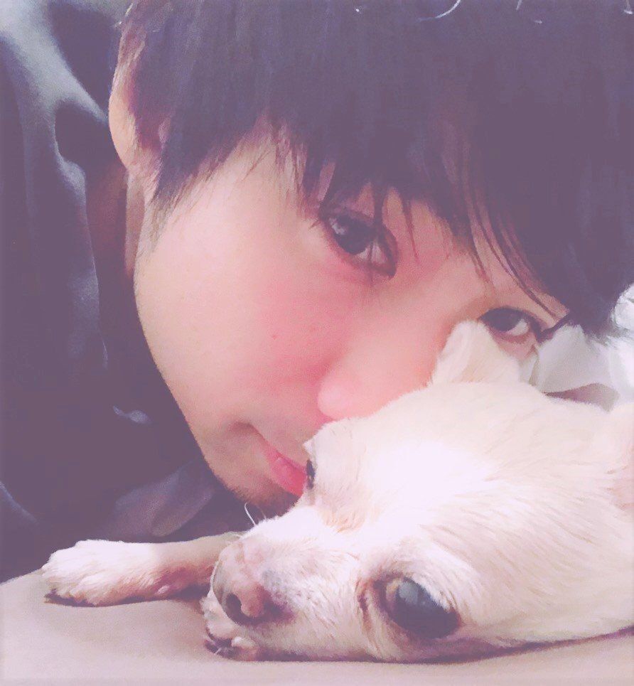 愛犬チャーリーと吉田山田・吉田さん