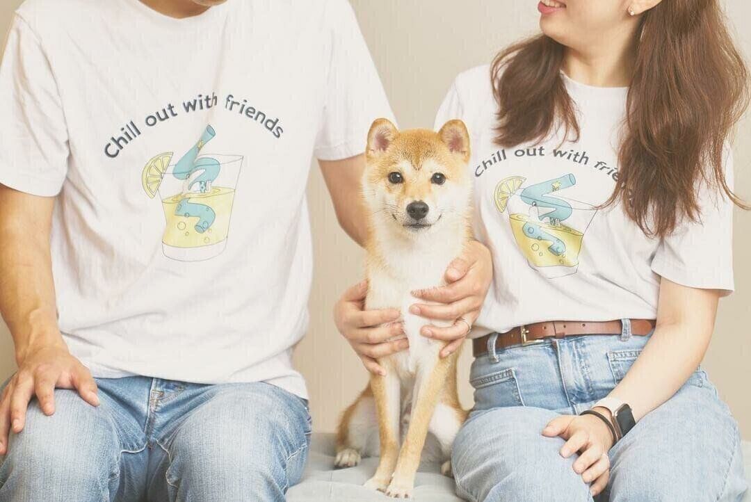 飼い主さん夫婦とイチローくん