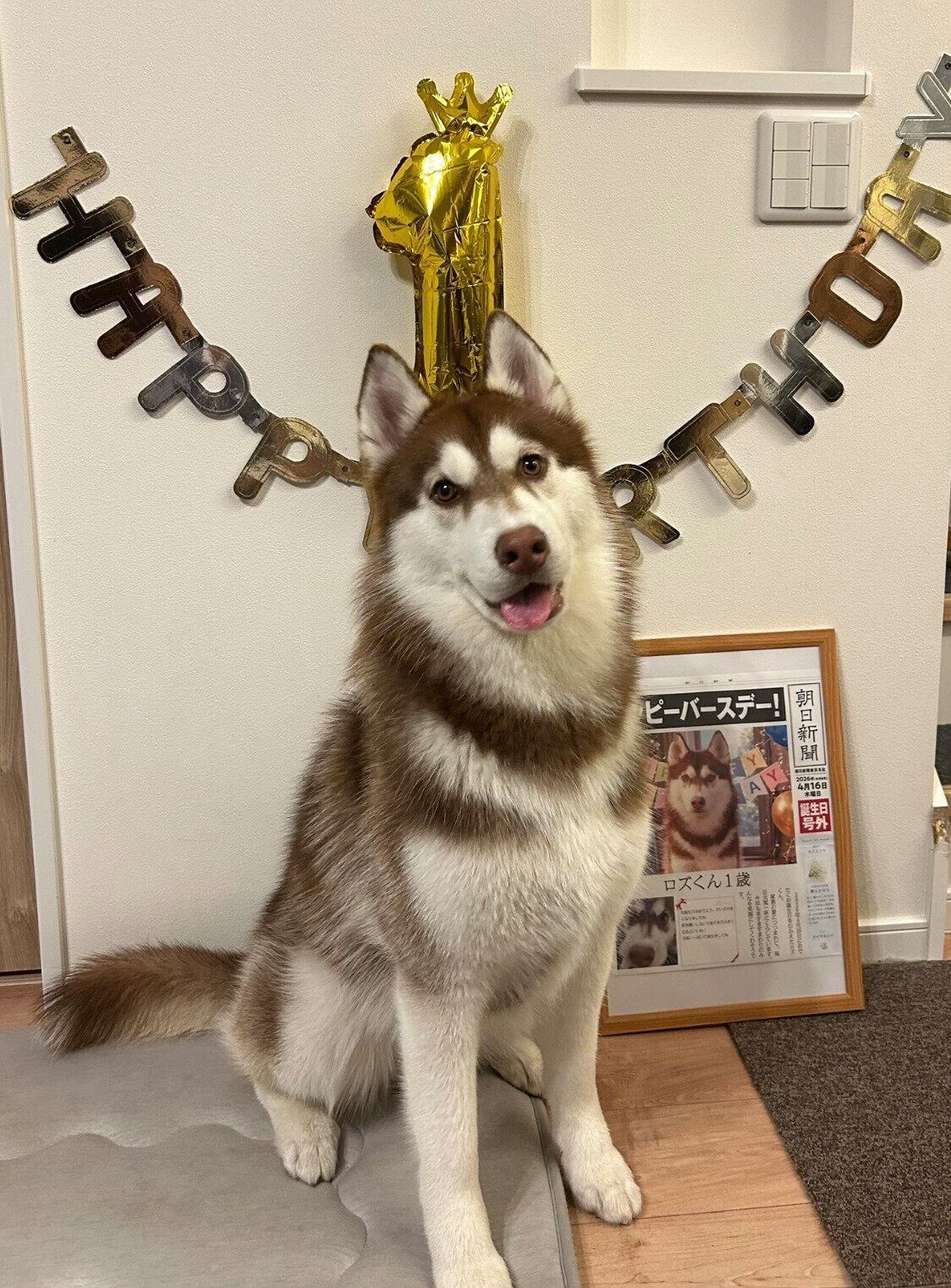 1才の誕生日のときの様子