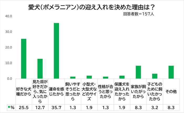 愛犬の迎え入れを決めた理由は?