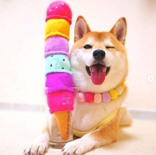 ウインクするチャーミーちゃん