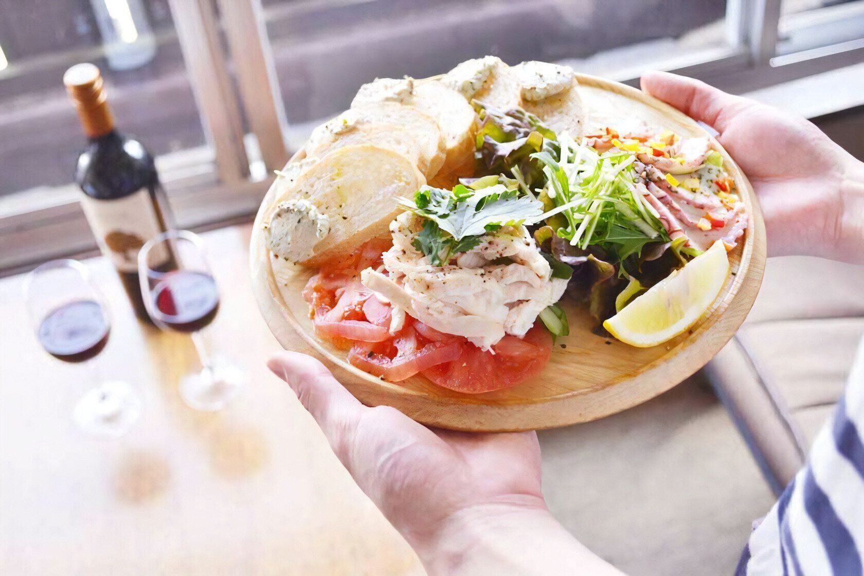 野菜たっぷりのランチ