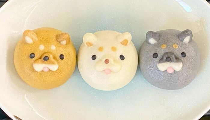 柴犬兄弟まんじゅう