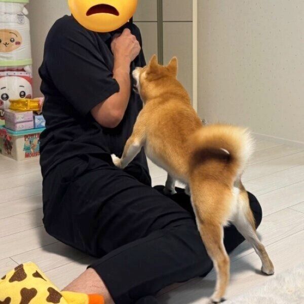 おじさんに「圧」?