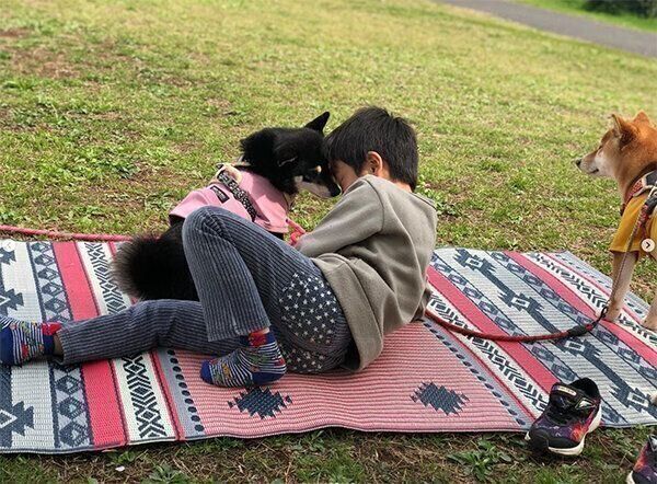 息子くんと椛ちゃん、桜ちゃん