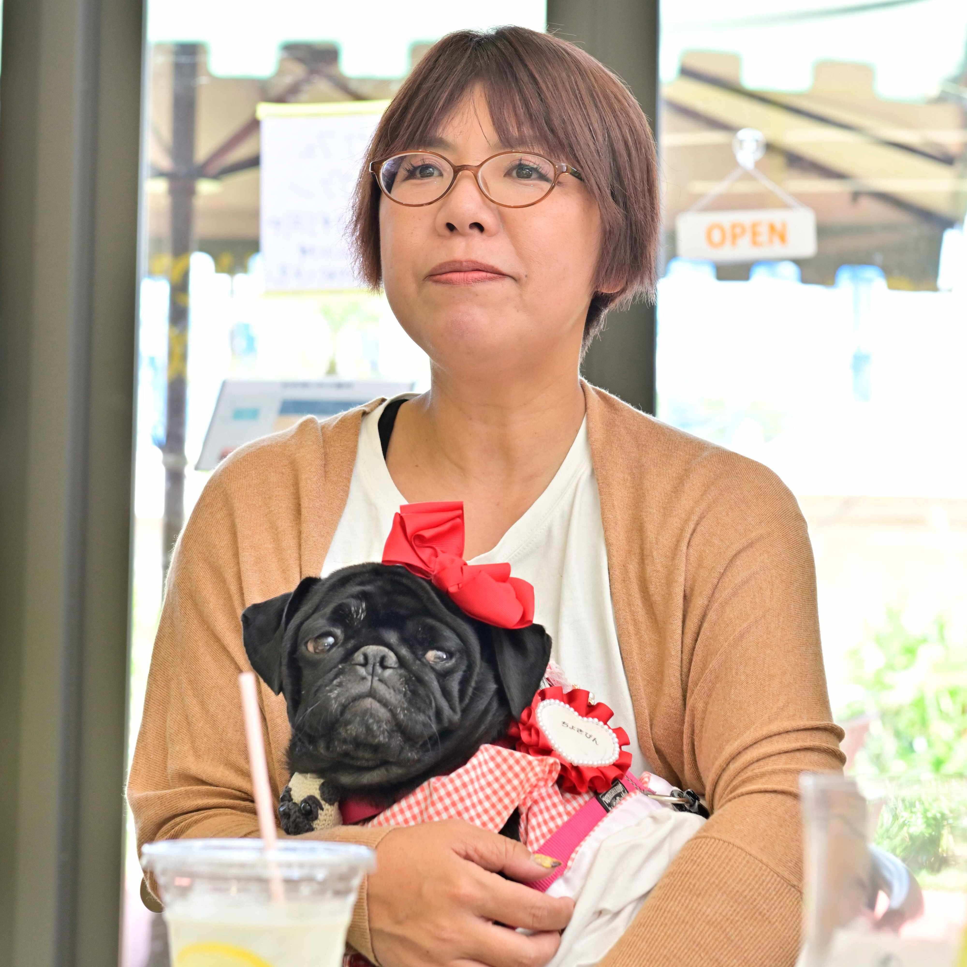 ちょきびんちゃん（もうすぐ7才／パグ）の飼い主さん