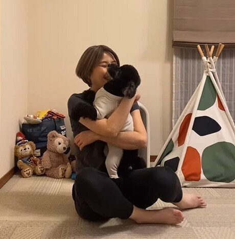 あずきちゃんとギュー