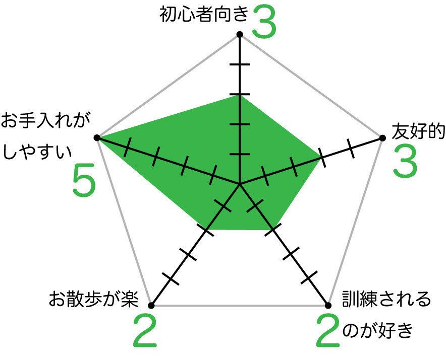 バセンジーのグラフ