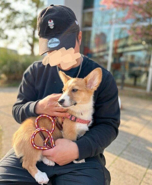 お出かけを楽しむモカちゃん