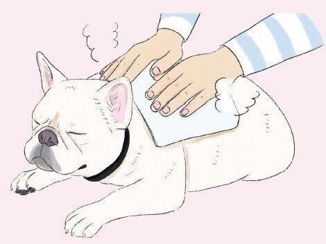 ホットタオルで痛みをケア