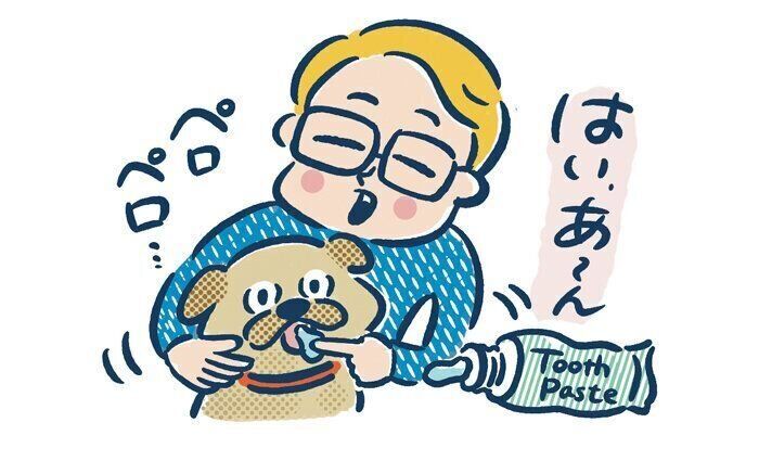 歯磨きペーストを使う