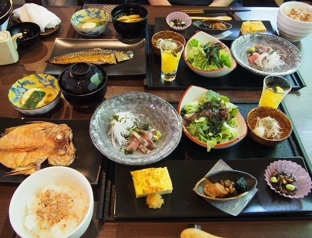 ウブドの森での朝食例