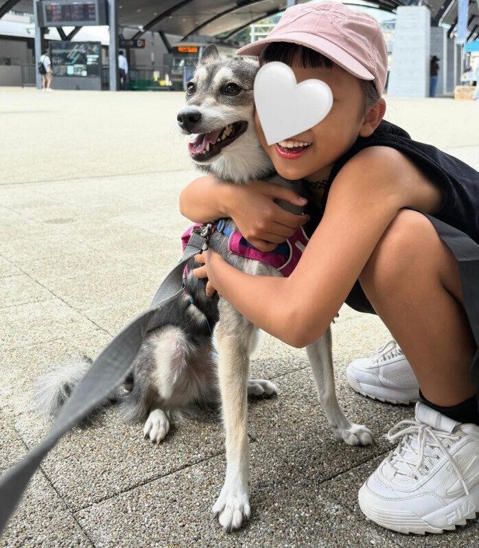 家族とのお出かけを楽しむララちゃん。