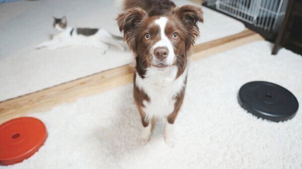 見つめるゆにちゃん