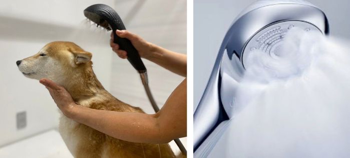 ReFa ファインバブルシリーズ ReFa ファインバブル 柴犬 水嫌い シャワーヘッド