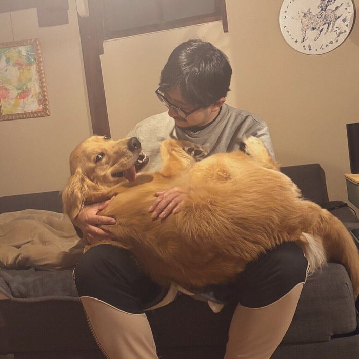 とってもうれしそうな表情のシエスタくん