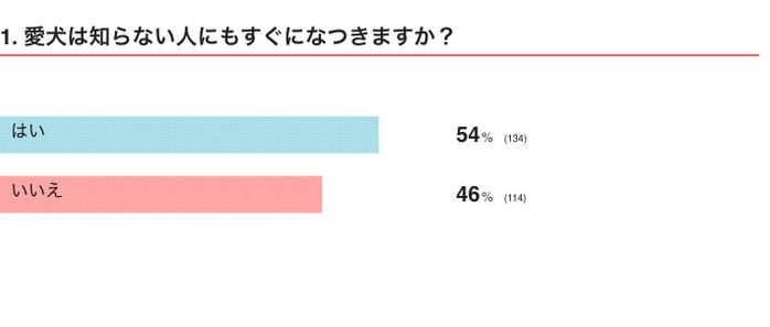 愛犬は知らない人にもすぐになつく?