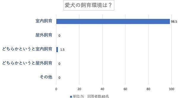愛犬の飼育環境は?