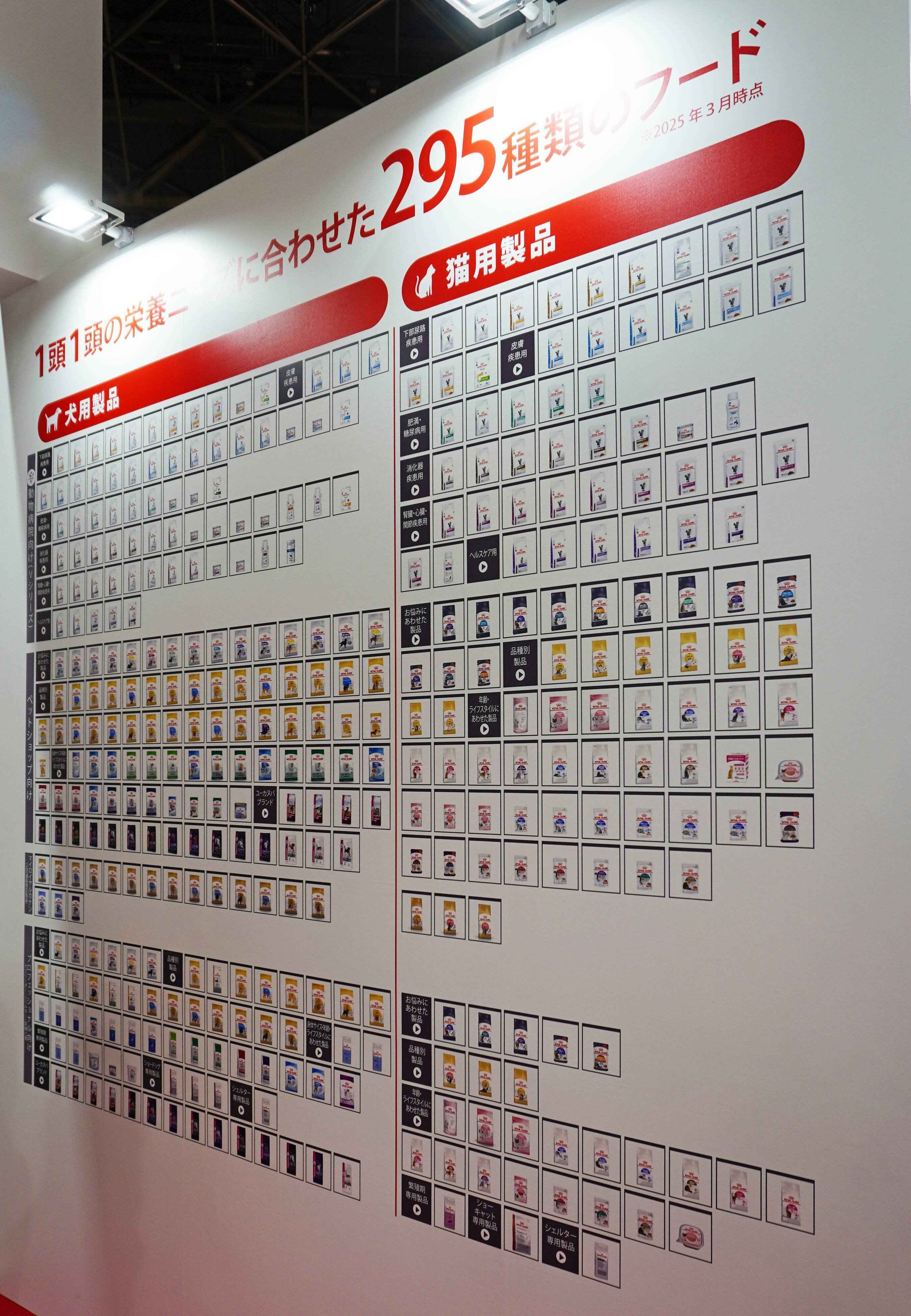 ペットフードメーカーの「ロイヤルカナン」の体験型ブース