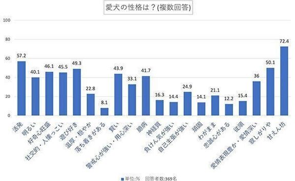 愛犬の性格は？