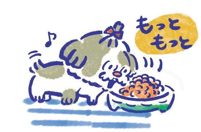 欲しがるままにフードを増やす