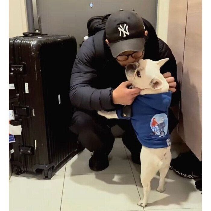 “熱い抱擁”を交わすやまわきちゃんとパパさん