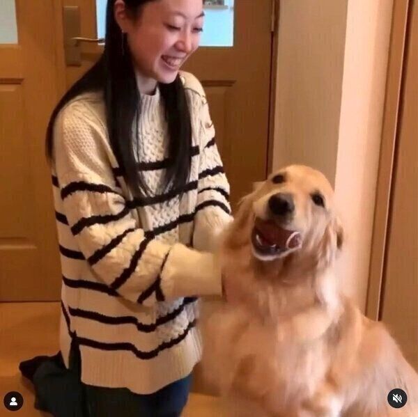 娘さんに甘えるハルちゃん