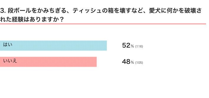 いぬのきもちWEB MAGAZINE『犬のイタズラに関するアンケートvol.01』