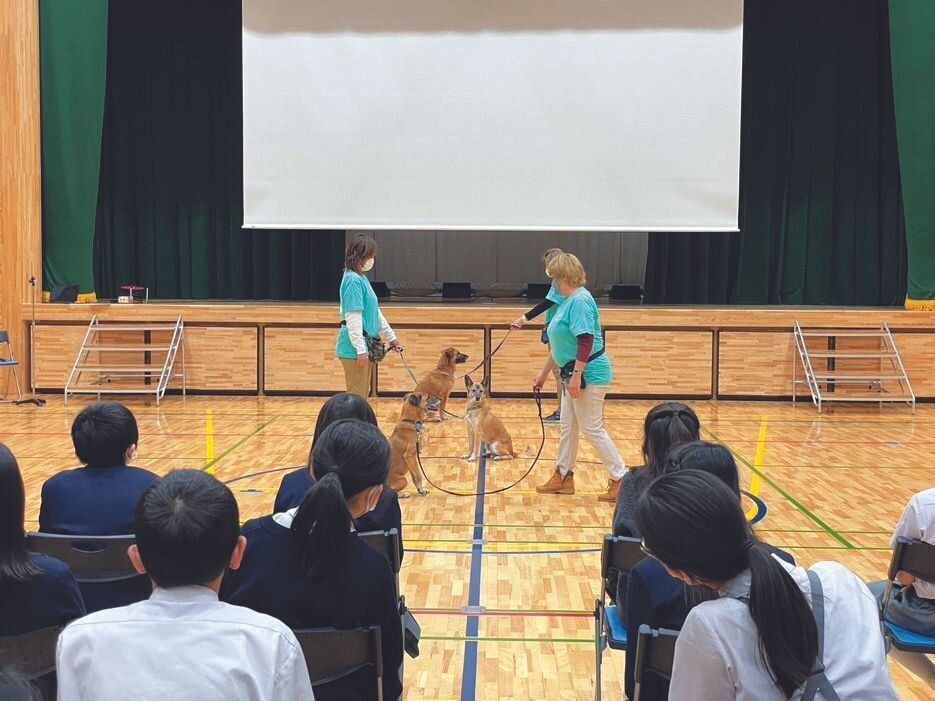 区内の小学校では「命の授業」を実施。動物にも感情があること、生涯責任をもって飼育する大切さを伝えます