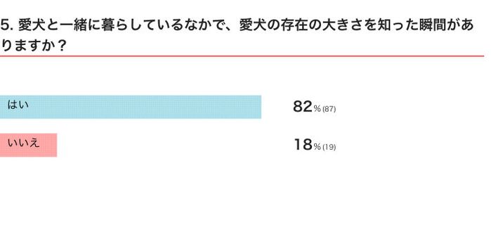 いぬのきもちWEB MAGAZINE『「犬飼いあるある」に関するアンケートvol.21』 109件の回答
