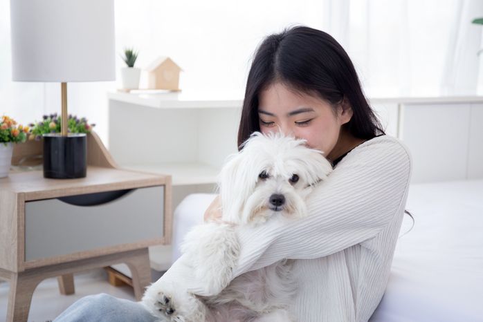 愛犬が元気になって喜ぶ飼い主