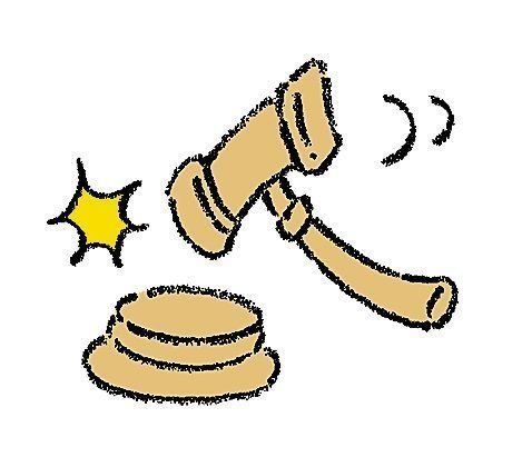 過失傷害で有罪だとした一審の判決がくつがえった(イラスト/別府麻衣)