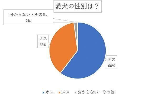 愛犬の性別は?