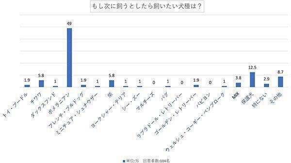 もし次に飼うとしたら飼いたい犬種は?