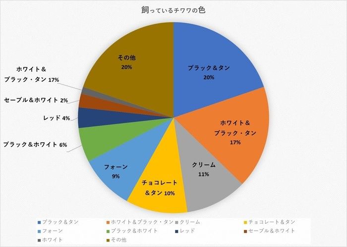 チワワの毛色