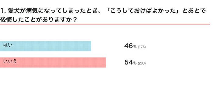 いぬのきもちWEB MAGAZINE 愛犬の病気に関するアンケートvol.01