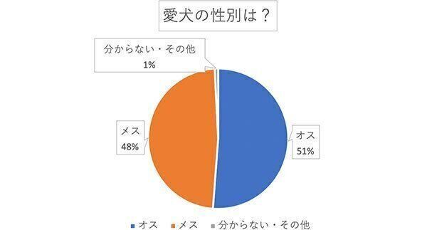 愛犬の性別は?