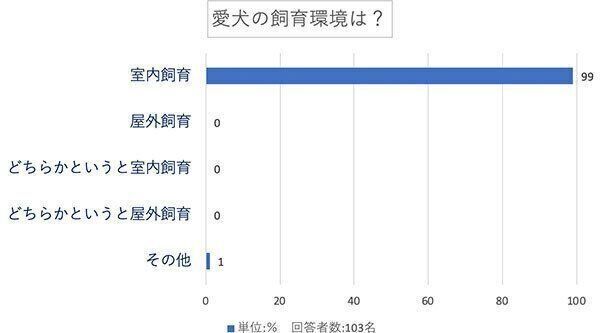 愛犬の飼育環境は?